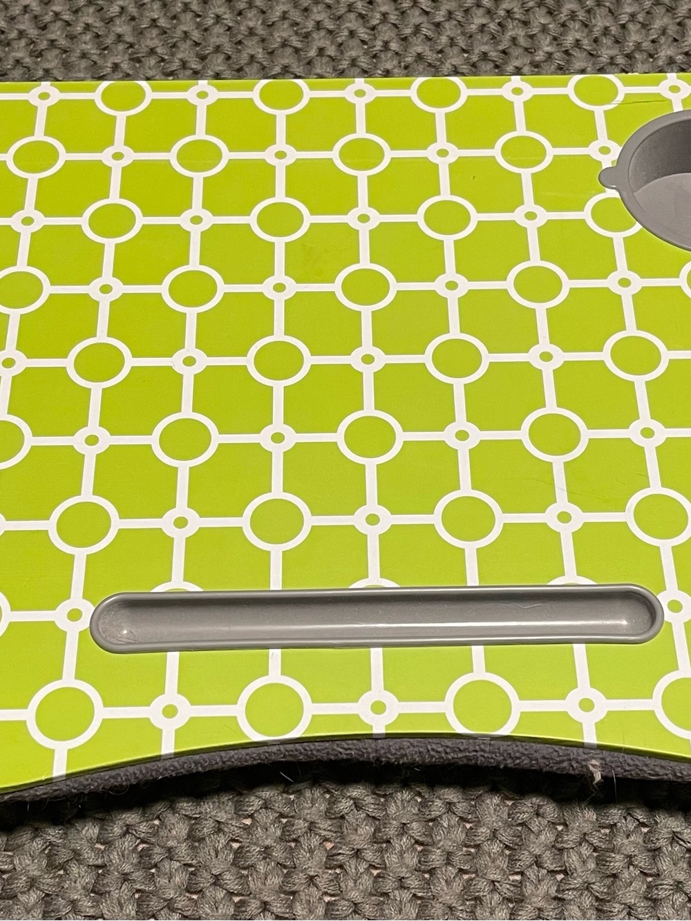 Green Geometric Portable Lap Desk